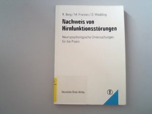 gebrauchtes Buch – Berg, Richard – Nachweis von Hirnfunktionsstörungen