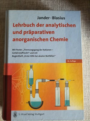 Jander/Blasius Lehrbuch der analytischen und präparativen anorganischen Chemie