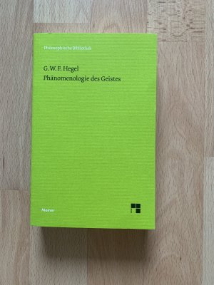 gebrauchtes Buch – Hegel, Georg Wilhelm Friedrich – Phänomenologie des Geistes