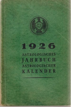 antiquarisches Buch – Verschiedene – Astrologisches Jahrbuch von 1926