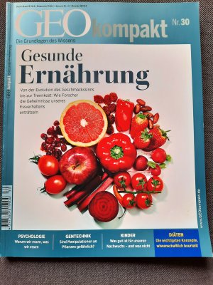 gebrauchtes Buch – Michael Schaper – GEO kompakt / GEOkompakt 30/2012 - Gesunde Ernährung