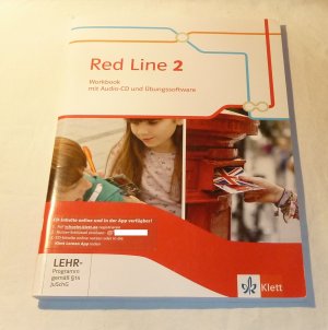 gebrauchtes Buch – Herausgeber: Dr. Frank Haß – Red Line 2 Workbook mit Audios und Übungssoftware Klasse 6 mit beiden CDs, leichte Gebrauchsspuren, auf der Seite 83 waren Eintragungen, die ich ausradiert habe (siehe Bilder)