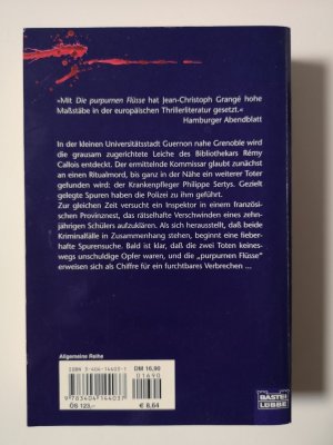 gebrauchtes Buch – Jean-Christophe Grangé – Die purpurnen Flüsse