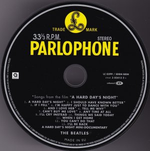 gebrauchter Tonträger – The Beatles – A hard day's night (digital remastered)