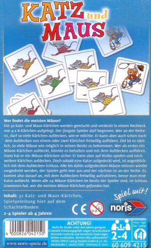 gebrauchtes Spiel – Katz und Maus