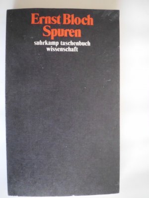 gebrauchtes Buch – Ernst Bloch – Spuren . Band 1