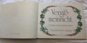 gebrauchtes Buch – Vergissmeinnicht - Das Kalenderbuch für Romantiker (1979)