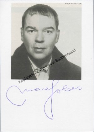 Original Autogramm Max Goldt /// Autograph signiert signed signee