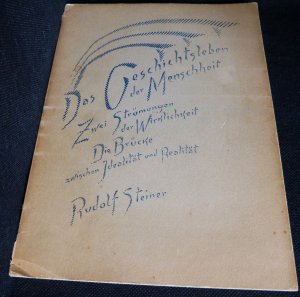 antiquarisches Buch – Rudolf Steiner – Das Geschichtsleben der Menschheit
