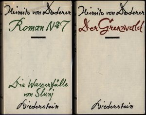 Roman No 7., 1. Teil: Die Wasserfälle von Slunj. 2. Teil: Der Grenzwald. 2 Bände.