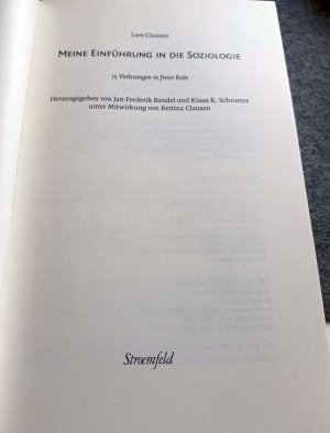 gebrauchtes Buch – Lars Clausen – Meine Einführung in die Soziologie - 15 Vorlesungen in freier Rede