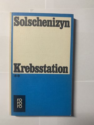 gebrauchtes Buch – Alexander Solschenizyn – Krebsstation