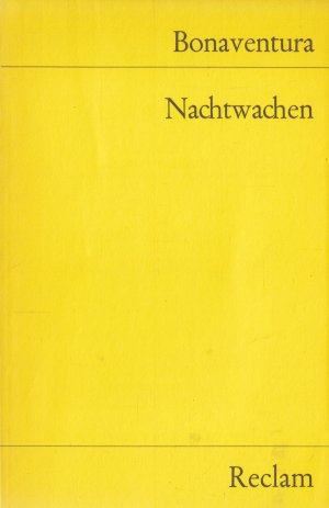 gebrauchtes Buch – Bonaventura – Nachtwachen