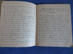 Gebetbuch Handschrift - original handgeschrieben - Kurrentschrift