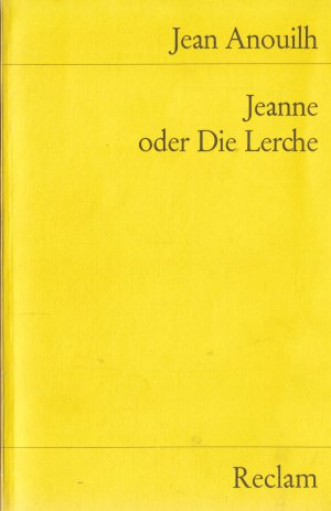 gebrauchtes Buch – Jean Anouilh – Jeanne oder Die Lerche