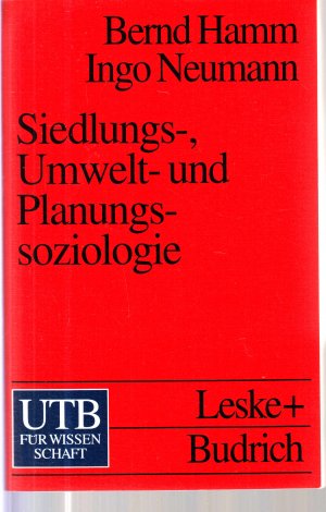 gebrauchtes Buch – Hamm, Bernd / Neumann – Ökologische Soziologie, Band 2: Siedlungs-, Umwelt- und Planungssoziologie. (= UTB 1884).