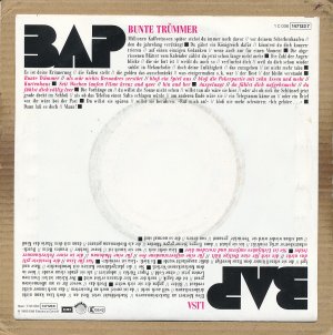 gebrauchter Tonträger – BAP – Bunte Trümmer , (Vinyl Single)