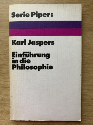 gebrauchtes Buch – Karl Jaspers – Einführung in die Philosophie