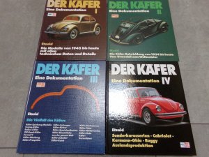 Der VW Käfer Band I-IV Eine Dokumentation Modelle Typen Geschichte VW 30 KDF Brezel Käfer Käfer Cabriolet