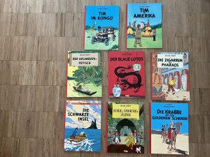 gebrauchtes Buch – Hergé – Tim und Struppi 1: Tim im Kongo Band 1 bis 8