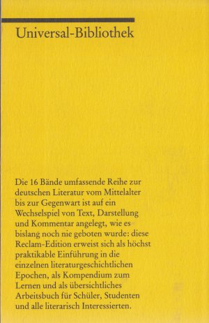 gebrauchtes Buch – Koch, Hans J – DIE DEUTSCHE LITERATUR IN TEXT UND DARSTELLUNG  MITTELALTER BAND 2