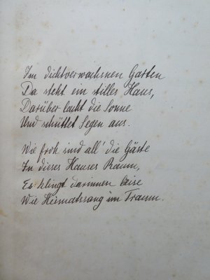 Gästebuch des Mathematikers David Hilbert (1862-1943), geführt in Göttingen von 1912 bis 1937.