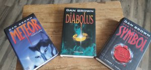 gebrauchtes Buch – Dan Brown – 3 x Dan Brown Thriller - Gebunden-Diabolus-Meteor +Das verlorene Symbol