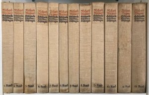 Richard Wagner. Sämtliche Schriften und Dichtungen [12 Bände].