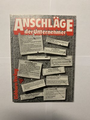 Anschläge der Unternehmer