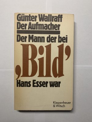 gebrauchtes Buch – Günter Wallraff – Der Aufmacher