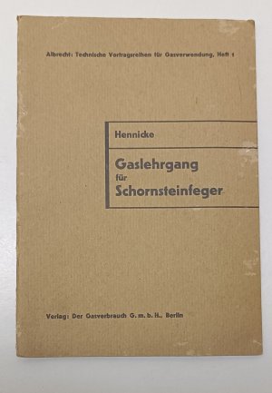 Gaslehrgang für Schornsteinfeger