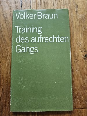 Training des aufrechten Gangs - Gedichte - signiert 8.5.1983