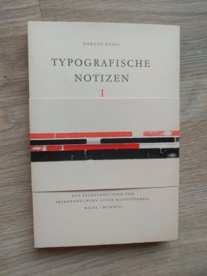 Typographische Notizen I - Aus Ablegebrettern und Skizzenbüchern einer Handsetzerei