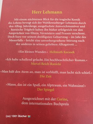 gebrauchtes Buch – Sven Regener – Herr Lehmann ~ Roman