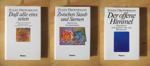 gebrauchtes Buch – Eugen Drewermann – Drei Bücher: Daß alle eins seien: Predigten zwischen Himmelfahrt und Dreifaltigkeitsfest + Zwischen Staub und Sternen: Predigten im Jahreskreis + Der offene Himmel: Predigten zum Advent und zur Weihnacht