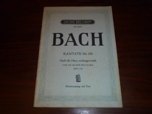 antiquarisches Buch – Bach, Johann Sebastian – Bach - Kantate Nr. 150 - Nach dir, Herr, verlanget mich (BWV 150) - Klavierauszug mit Text