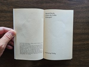 gebrauchtes Buch – Bertolt Brecht – Leben des Galilei