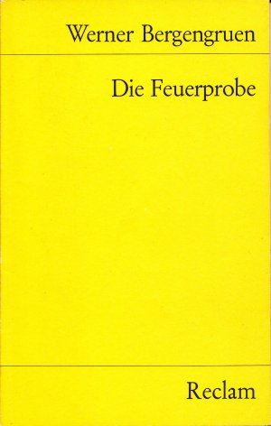 antiquarisches Buch – Werner Bergengruen – Die Feuerprobe