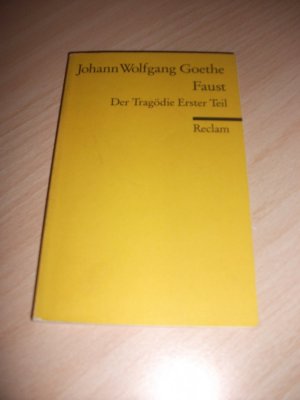 gebrauchtes Buch – Goethe, Johann Wolfgang – T. 1., Der Tragödie 1. Teil