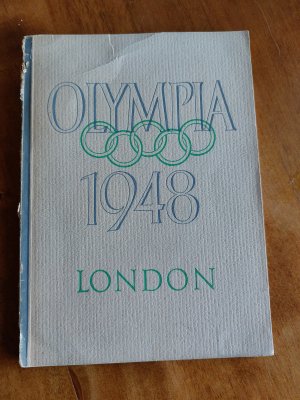 OLYMPIA 1948 LONDON Berichte - Ergebnisse - Bilder (Bildtexte in deutscher und englischer Sprache)