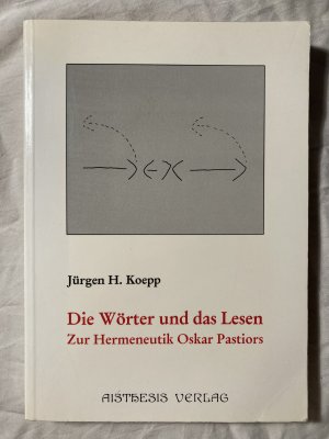 gebrauchtes Buch – Koepp, Jürgen H – Die Wörter und das Lesen - Zur Hermeneutik Oskar Pastiors