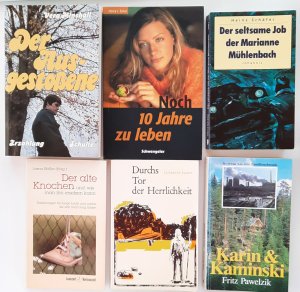 gebrauchtes Buch – Elisabeth Elliot / Heinz Schäfer / Fritz Pawelzik / Jasna Rössler / Vera Minshall /bHenry J – Konvolut: Durchs Tor der Herrlichkeit / Der seltsame Job der Marianne Mühlenbach / Karin und (&) Kaminski / Der alte Knochen und wie man ihn ersetzen kann / Der Ausgestoßene / Noch zehn Jahre zu leben - Der Kampf einer Familie gegen eine tödliche KrankheitKonvolut: