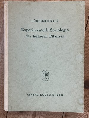 antiquarisches Buch – Rüdiger Knapp – Experimentelle Soziologie der höheren Pflanzen