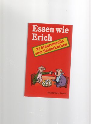 gebrauchtes Buch – Klaus Steffen – Essen wie Erich