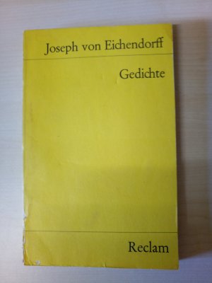 gebrauchtes Buch – Eichendorff, Joseph von – Gedichte