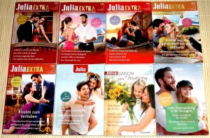 gebrauchtes Buch – 8x JULIA Romanbücher: 29 Liebesromane - JULIA EXTRA + JULIA Ärzte zum Verlieben + weitere Bücher