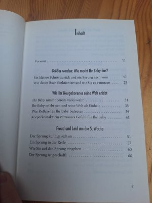 gebrauchtes Buch – van de Rijt – Oje, ich wachse! - Von den acht "Sprüngen" in der mentalen Entwicklung Ihres Kindes während der ersten 14 Monate und wie Sie damit umgehen können