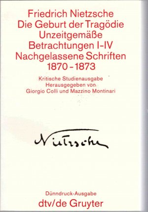 Sämtliche Werke. Kritische Studienausgabe in 15 Einzelbänden