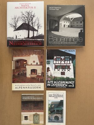 6 Bände zur Baukunst): 1. Naive Architektur II. - Zur Ästhetik ländlichen Bauens in Niederösterreich. 2. Bauernhöfe. - Form und Bedeutung alter Gehöfte […]