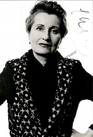 Original Autograph Elfriede Jelinek /// Autogramm Autograph signiert signed signee